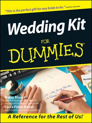 cover image of Wedding Kit For Dummies